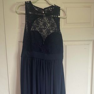 Blue Bill Levkoff formal dress